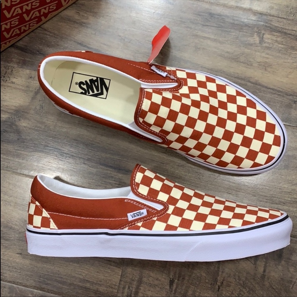 VANS CLASSIC SLIP-ON Checkerboard PicntTrWht men’s - Picture 6 of 16
